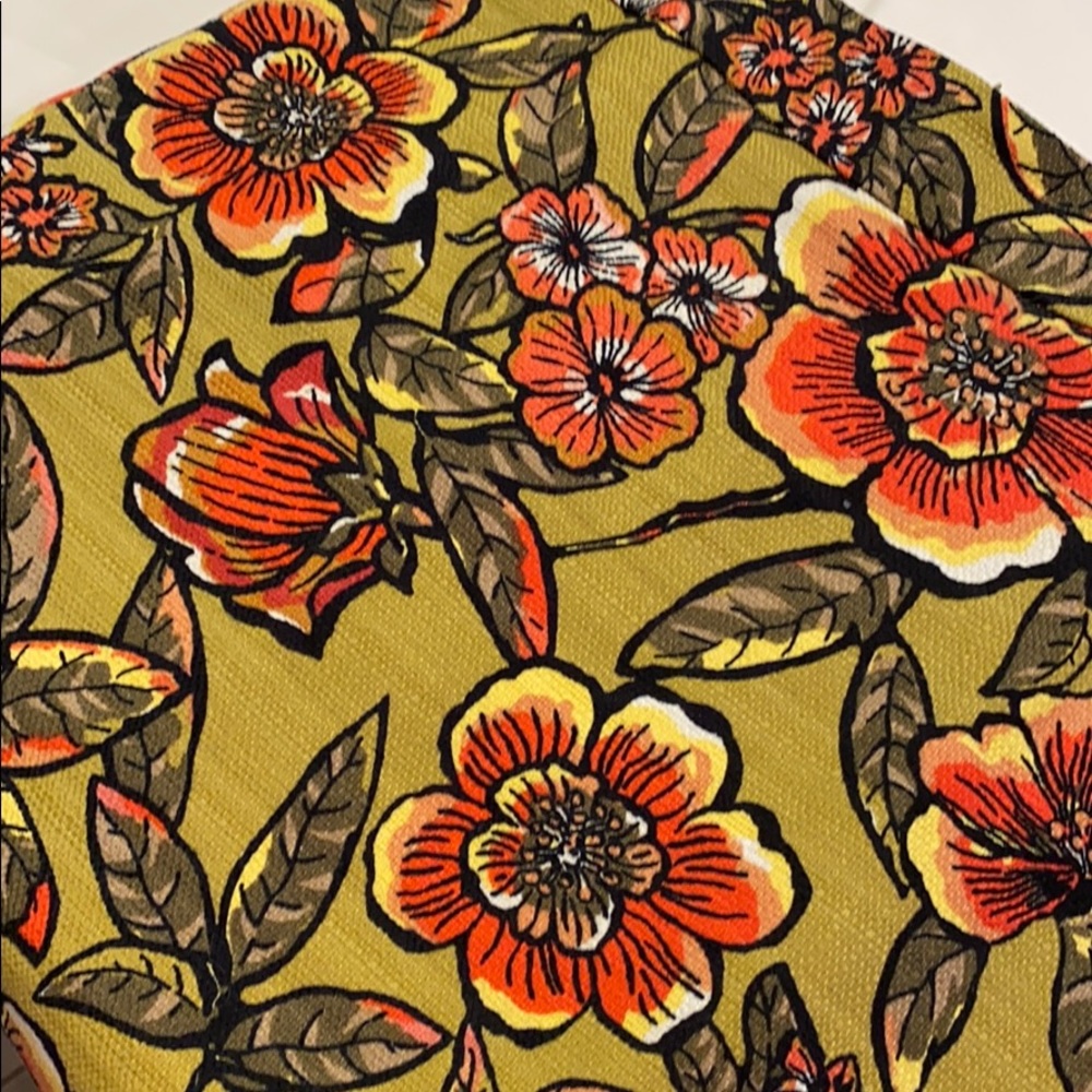 LOFT floral pencil skirt